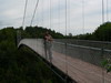 Coaticook suspension bridge