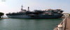 USS Midway CVB-41 aircraft carrier panorama